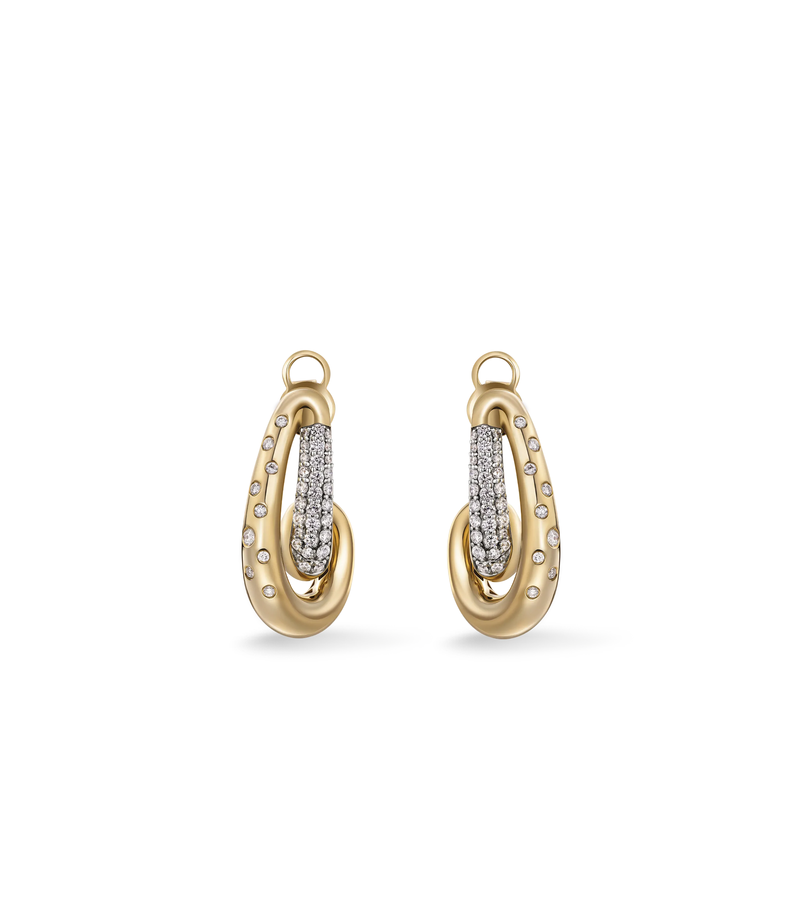 Серьги из желтого золота 